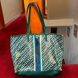 Tory Burch Chain Design Tote Bag
